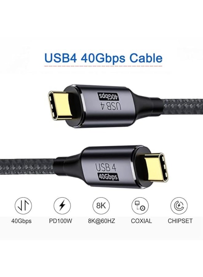 كابل USB4 فائق السرعة – نقل بيانات بسرعة 40 جيجابايت وشحن جبار بقدرة 100 واط - Image 4